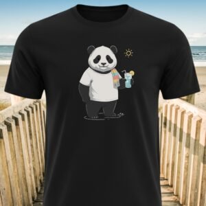 Panda Vacation Time T-shirts